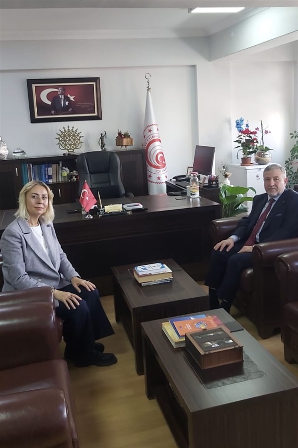 Çalışma ve İş Kurumu İl Müdürü Levent TUZCU Müdürlüğümüzü Ziyareti